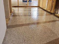 Flake Broadcast Epoxy Flooring