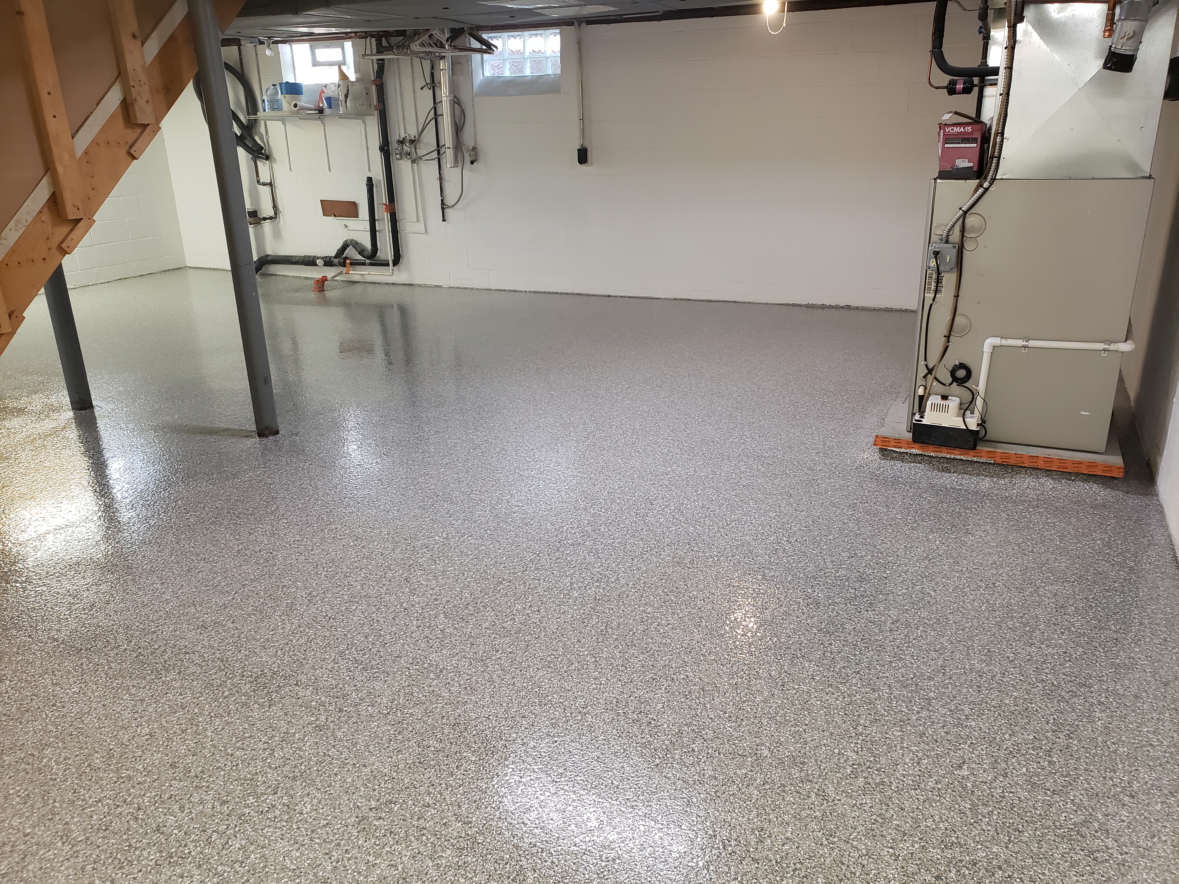 Northshore Specialty Surfaces project photo 11 - Flake floor system in Northeast Ohio